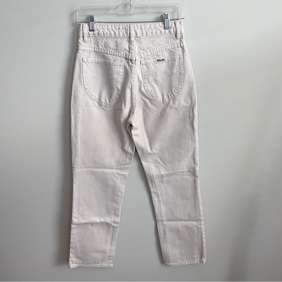 Rolla’s Original High Rise Straight Jeans, Off-White, Size 26 - Picture 8 of 11